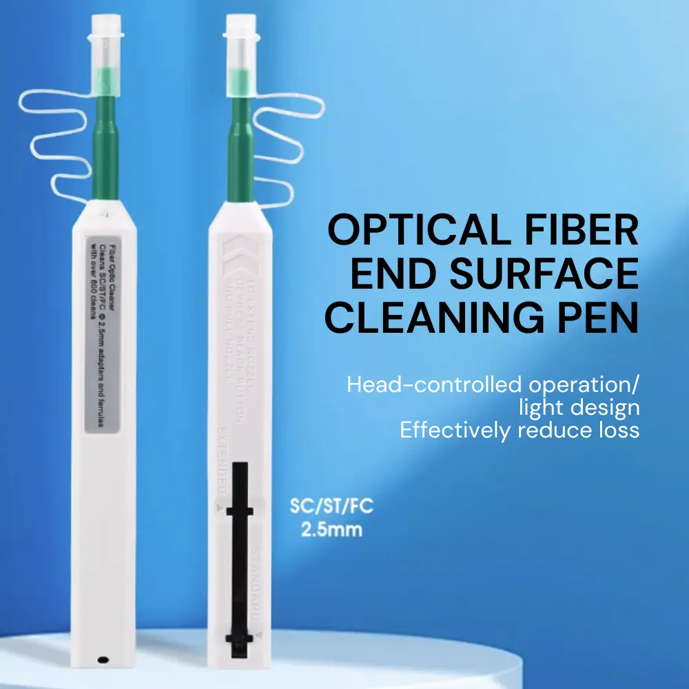 Fiber Optic Cleaning Pen- One-Click Connector Cleaner 2.5mm